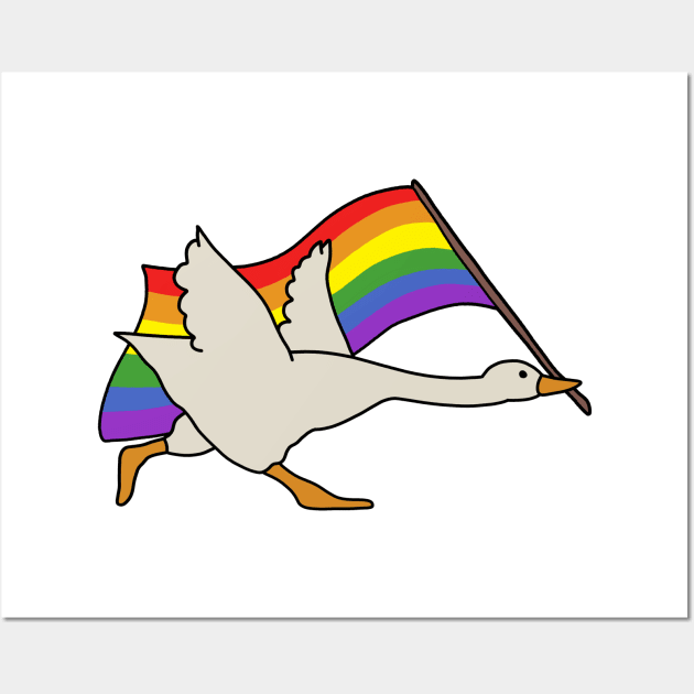 LGBT Goose Wall Art by valentinahramov